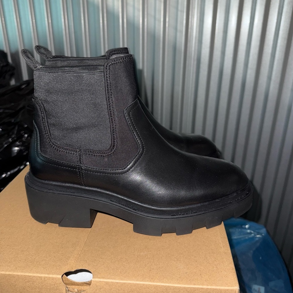 Ash Black Ankle Booties